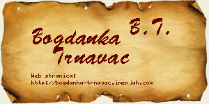 Bogdanka Trnavac vizit kartica